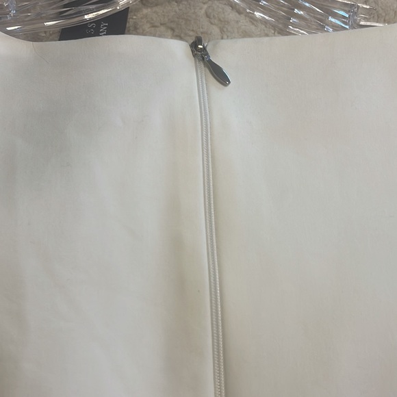 White navy blue stretchy dress - Picture 5 of 7